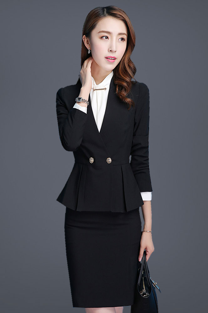 白領女士職場西裝套裙定制