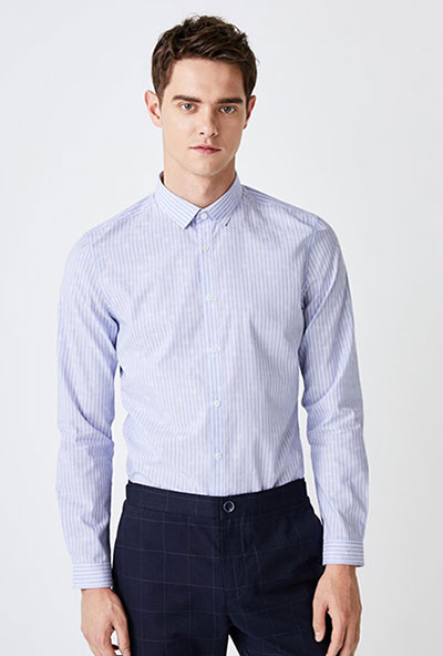 男士條紋襯衫
